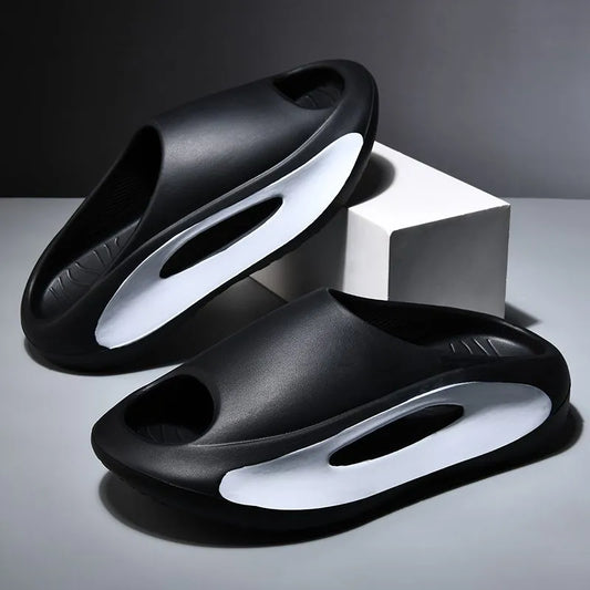 Summer Slippers for Men Women EVA Soft-soled Platform Slides Unisex Sneaker Sandals Casual Beach Shoes Indoor Outdoor Big Size